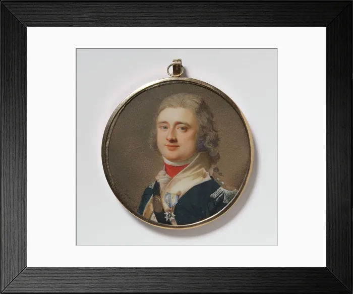 Framed Print : Axel Gabriel de la Gardie (1772-1838), count, 1800. Creator: Giovanni Domenico Bossi Framed Print : Axel Gabriel de la Gardie (1772-1838), count, 1800. Creator: Giovanni Domenico Bossi