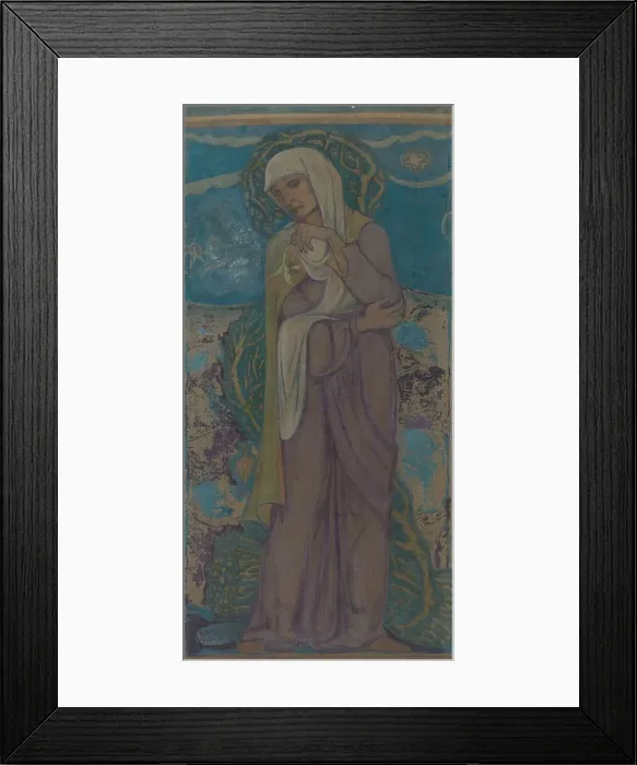 Framed Print : Recollection, 1913. Creator: Richard Roland Holst Framed Print : Recollection, 1913. Creator: Richard Roland Holst