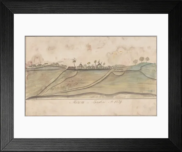 Framed Print : Maron in Baglen, 1829. Creator: Anon Framed Print : Maron in Baglen, 1829. Creator: Anon