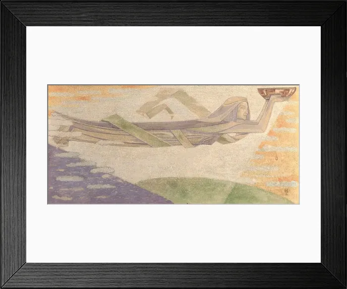 Framed Print : The Hours, 1918. Creator: Richard Roland Holst Framed Print : The Hours, 1918. Creator: Richard Roland Holst