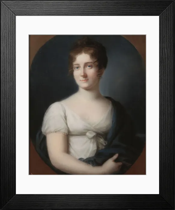 Framed Print : Fredrika Dorotea Vilhelmina (1781-1826). Creator: Johann Heinrich Schroder Framed Print : Fredrika Dorotea Vilhelmina (1781-1826). Creator: Johann Heinrich Schroder