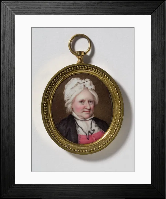 Framed Print : Elizabeth Carter, 1781. Creator: Johann Heinrich von Hurter Framed Print : Elizabeth Carter, 1781. Creator: Johann Heinrich von Hurter