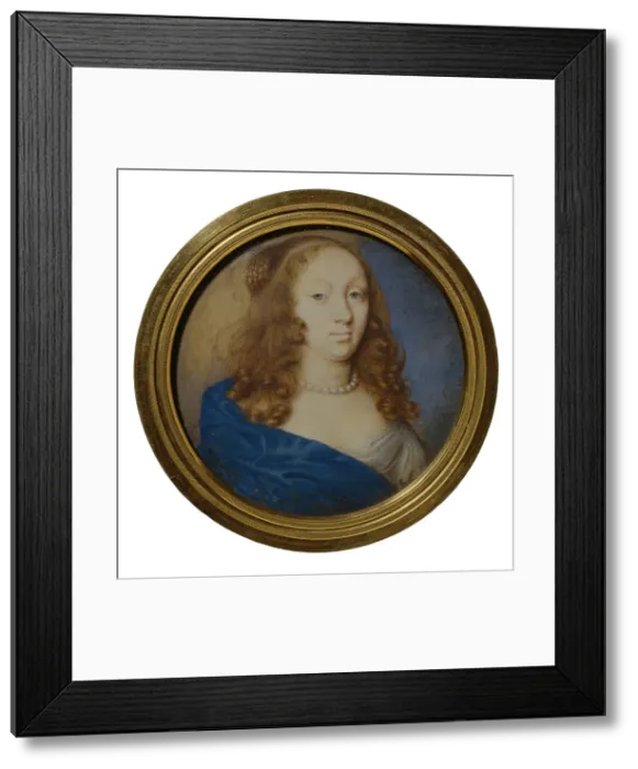 Framed Print : Alice, Lady Lisle, 1648. Creator: John Hoskins the younger Framed Print : Alice, Lady Lisle, 1648. Creator: John Hoskins the younger