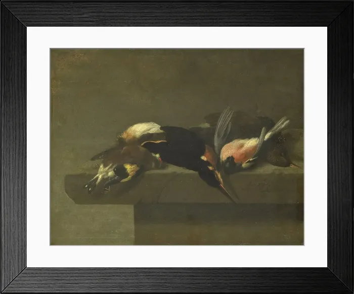 Framed Print : Dead Birds, 1640-1662. Creator: Jan Vonck Framed Print : Dead Birds, 1640-1662. Creator: Jan Vonck