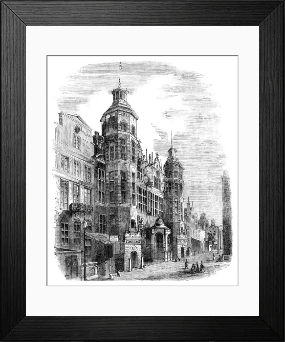 Framed Print : The Old Arsenal in Dantzic, 1857. Creator: Unknown Framed Print : The Old Arsenal in Dantzic, 1857. Creator: Unknown