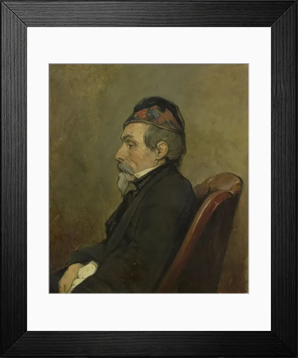Framed Print : Portrait of Johan-Hendrick-Louis Meyer, Marine Painter, 1850-1866. Creator: Jan Weissenbruch Framed Print : Portrait of Johan-Hendrick-Louis Meyer, Marine Painter, 1850-1866. Creator: Jan Weissenbruch