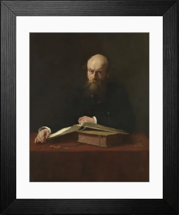 Framed Print : Portrait of Dr. P.J.H. Cuypers (1827-1921), 1885-1918. Creator: Thérèse Schwartze Framed Print : Portrait of Dr. P.J.H. Cuypers (1827-1921), 1885-1918. Creator: Thérèse Schwartze