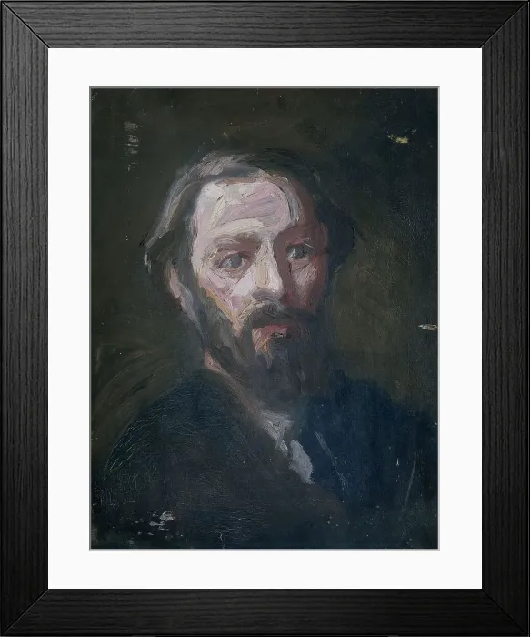 Framed Print : Portrait of the sculptor Pier Pander (1864-1919), 1893-1894. Creator: Thomas Cool Framed Print : Portrait of the sculptor Pier Pander (1864-1919), 1893-1894. Creator: Thomas Cool