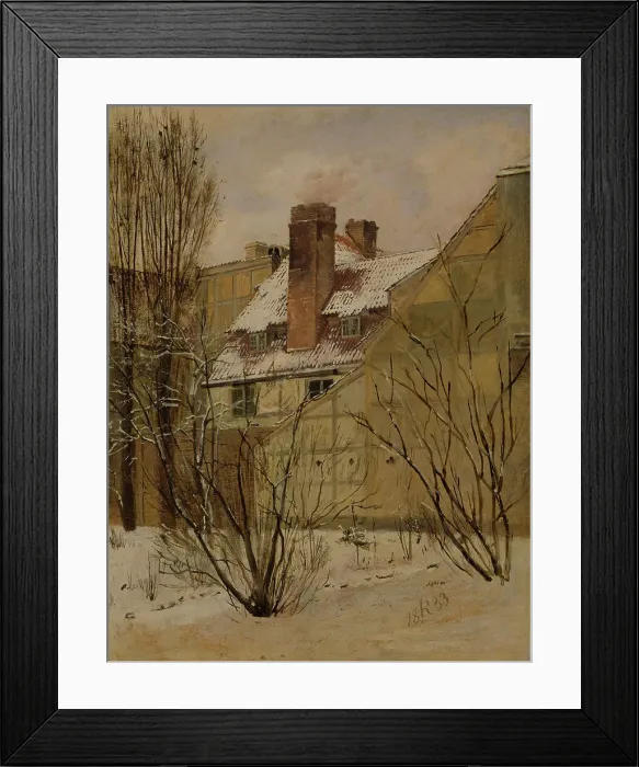 Framed Print : From Collin's Garden in Copenhagen, 1833. Creator: Jorgen Pedersen Roed Framed Print : From Collin's Garden in Copenhagen, 1833. Creator: Jorgen Pedersen Roed