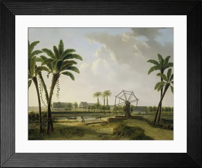 Framed Print : View of the Coffee Plantation Marienbosch in Surinam, 1829-1876. Creator: Willem de Klerk Framed Print : View of the Coffee Plantation Marienbosch in Surinam, 1829-1876. Creator: Willem de Klerk