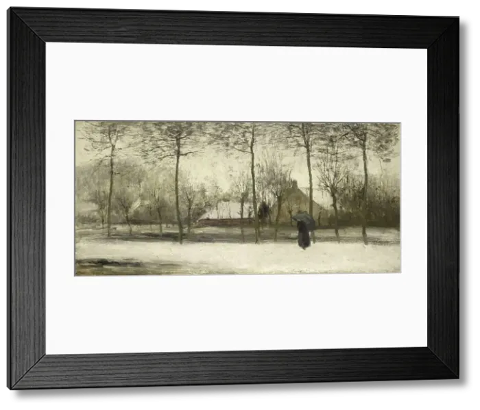 Framed Print : Winter landscape, c.1875. Creator: Willem Maris Framed Print : Winter landscape, c.1875. Creator: Willem Maris