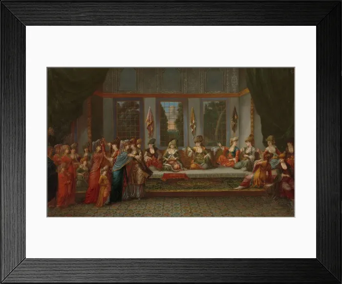 Framed Print : Greek Wedding, c.1720-c.1737. Creator: Jean Baptiste Vanmour Framed Print : Greek Wedding, c.1720-c.1737. Creator: Jean Baptiste Vanmour