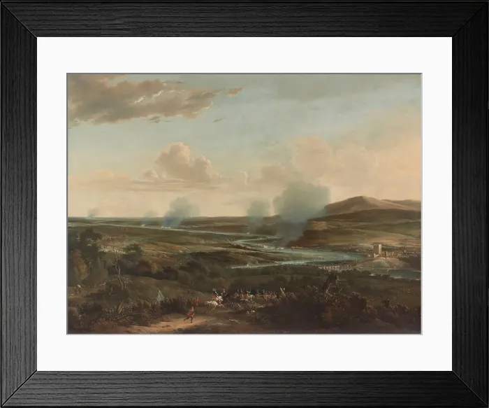 Framed Print : The Battle of Medway, c.1668. Creator: Willem Schellinks
