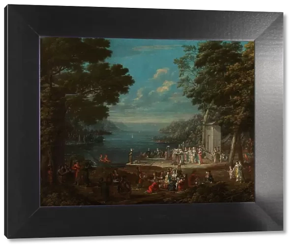 Ladies Outing at Hünkâr Iskelesi along the Bosporus, c.1720-c.1737. Creator: Jean Baptiste Vanmour