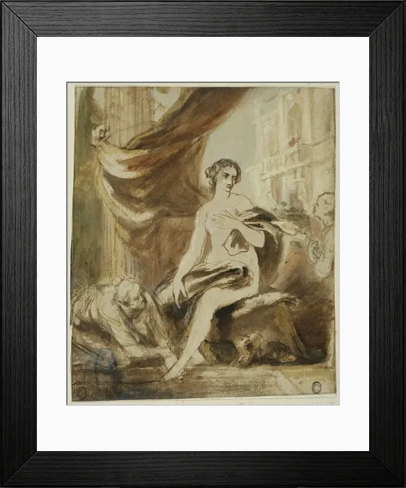 Framed Print : Bathing woman. Creator: Jurgen Ovens Framed Print : Bathing woman. Creator: Jurgen Ovens