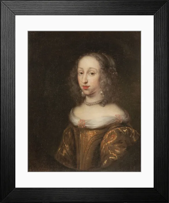 Framed Print : Anna Dorotea, 1640-1713, Princess of Holstein-Gottorp, Abbess of Quedlingsburg, 17th century. Creator: Jurgen Ovens Framed Print : Anna Dorotea, 1640-1713, Princess of Holstein-Gottorp, Abbess of Quedlingsburg, 17th century. Creator: Jurgen Ovens