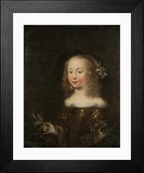 Framed Print : Augusta Maria, 1649-1728, Princess of Holstein-Gottorp, between 1651 and 1652. Creator: Jurgen Ovens Framed Print : Augusta Maria, 1649-1728, Princess of Holstein-Gottorp, between 1651 and 1652. Creator: Jurgen Ovens