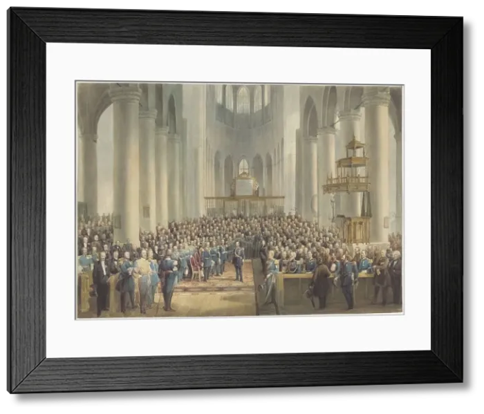 Framed Print : Celebration in honour of the veterans of 1813-1815, 26-27 June 1865, (1865). Creator: Anon Framed Print : Celebration in honour of the veterans of 1813-1815, 26-27 June 1865, (1865). Creator: Anon
