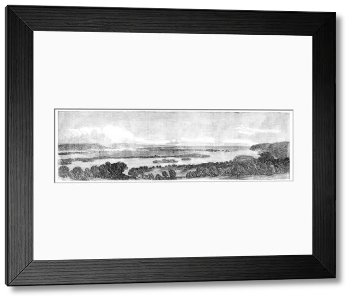 Framed Print : The Bay of Natal, 1857. Creator: Unknown Framed Print : The Bay of Natal, 1857. Creator: Unknown