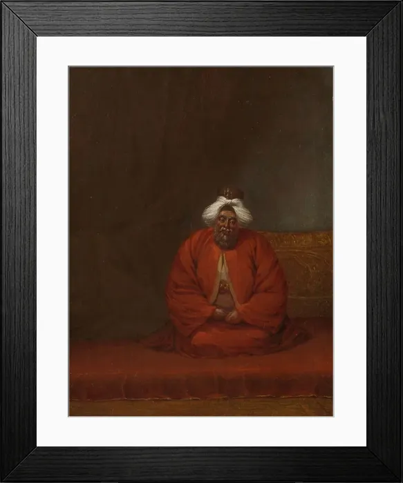 Framed Print : The Mufti, head of religious affairs, c.1727-c.1730. Creator: Jean Baptiste Vanmour Framed Print : The Mufti, head of religious affairs, c.1727-c.1730. Creator: Jean Baptiste Vanmour