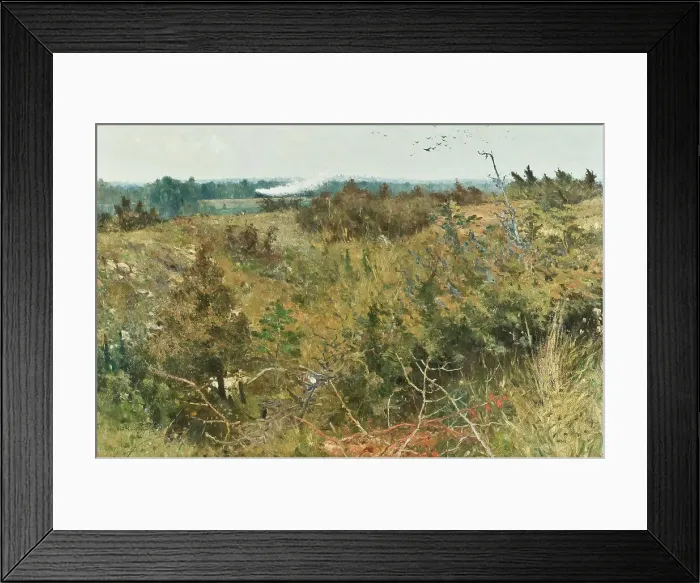 Framed Print : Grez-sur-Loing, 1885-1886. Creator: Karl Nordström Framed Print : Grez-sur-Loing, 1885-1886. Creator: Karl Nordström