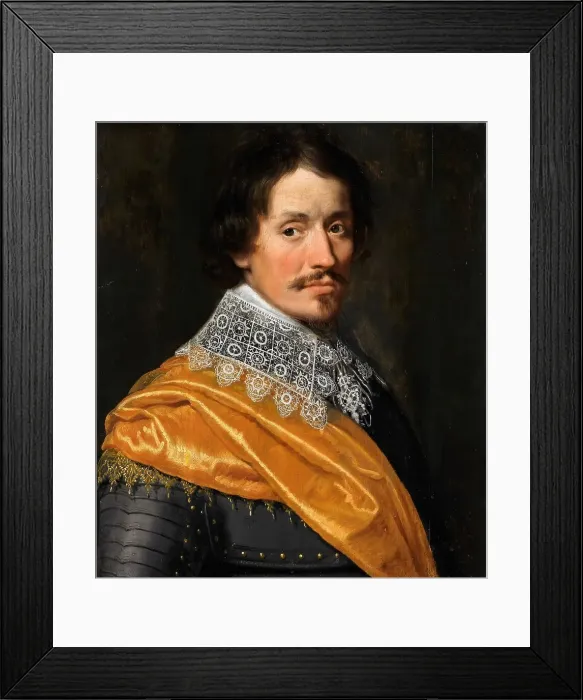 Framed Print : Portrait of an Officer, c.1625-c.1635. Creator: Wybrand Simonsz. de Geest the Elder Framed Print : Portrait of an Officer, c.1625-c.1635. Creator: Wybrand Simonsz. de Geest the Elder