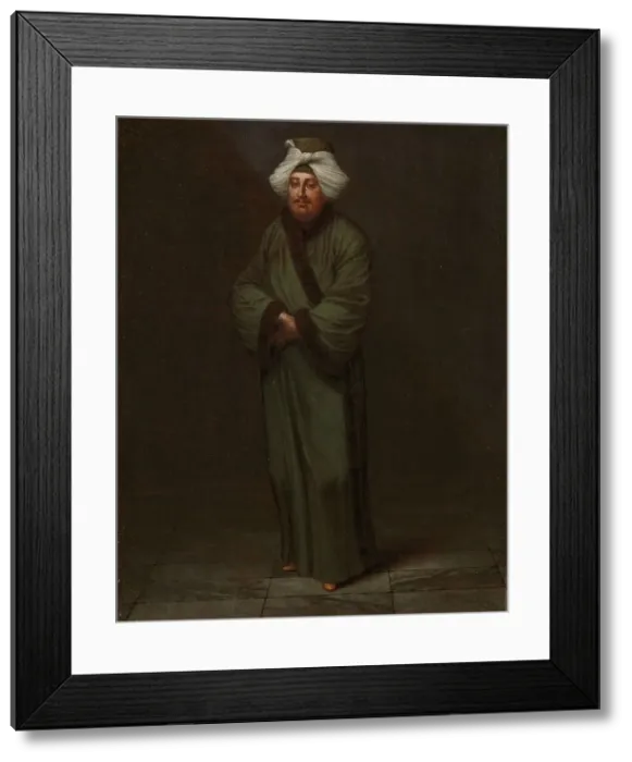 Framed Print : Mehmet, the vizir kâhyasi, c.1727-c.1730. Creator: Jean Baptiste Vanmour Framed Print : Mehmet, the vizir kâhyasi, c.1727-c.1730. Creator: Jean Baptiste Vanmour