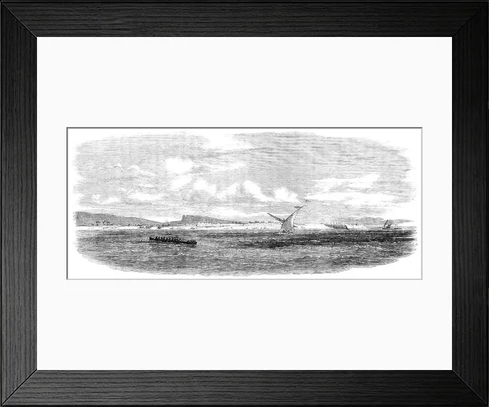 Framed Print : The Island of Karrak, in the Persian Gulf, 1857. Creator: Unknown Framed Print : The Island of Karrak, in the Persian Gulf, 1857. Creator: Unknown