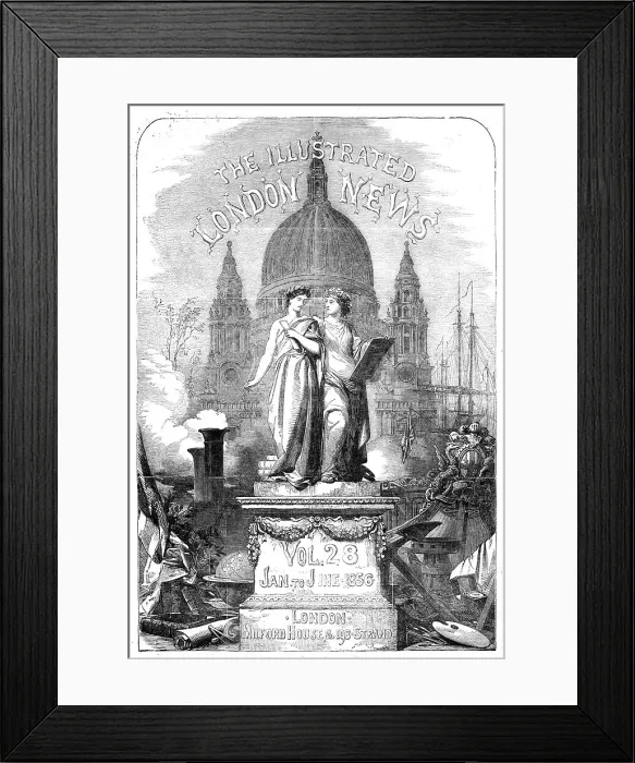 Framed Print : Front page, Vol. 28, Jan. to June 1846. Creator: Unknown Framed Print : Front page, Vol. 28, Jan. to June 1846. Creator: Unknown