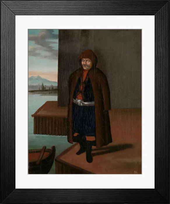Framed Print : Man from the Island of Patmos, 1700-1737. Creator: Workshop of Jean Baptiste Vanmour Framed Print : Man from the Island of Patmos, 1700-1737. Creator: Workshop of Jean Baptiste Vanmour