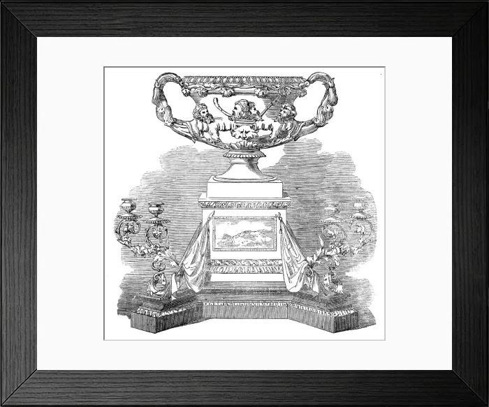 Framed Print : Testimonial presented to Major-General Windham, 1857. Creator: Unknown