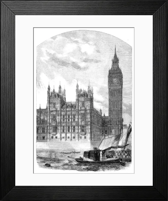Framed Print : The Clock-Tower and Speaker's Residence, New Houses of Parliament, 1857. Creator: J. & A.W.. The Clock-Tower and Speaker's Residence, New Houses of Parliament, 1857. Creator: J. & A.W Framed Print : The Clock-Tower and Speaker's Residence, New Houses of Parliament, 1857. Creator: J. & A.W.. The Clock-Tower and Speaker's Residence, New Houses of Parliament, 1857. Creator: J. & A.W