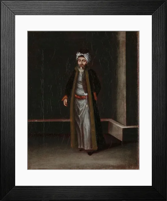 Framed Print : A Jewish Money-Changer, 1700-1737. Creator: Workshop of Jean Baptiste Vanmour Framed Print : A Jewish Money-Changer, 1700-1737. Creator: Workshop of Jean Baptiste Vanmour