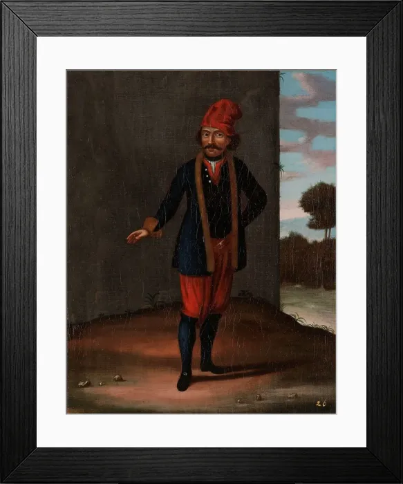 Framed Print : Man from the Island of Kithnos (Thermia), 1700-1737. Creator: Workshop of Jean Baptiste Vanmour Framed Print : Man from the Island of Kithnos (Thermia), 1700-1737. Creator: Workshop of Jean Baptiste Vanmour