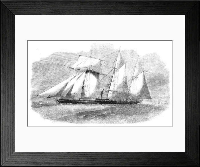 Framed Print : The Emperor Yacht for presentation by the British Government to the Emperor of Japan, 1857. Creator: Unknown. The Emperor Yacht for presentation by the British Government to the Emperor of Japan, 1857. Creator: Unknown Framed Print : The Emperor Yacht for presentation by the British Government to the Emperor of Japan, 1857. Creator: Unknown. The Emperor Yacht for presentation by the British Government to the Emperor of Japan, 1857. Creator: Unknown