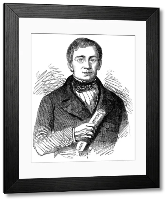 Framed Print : Don Manuel Montt, President of Chili, 1856. Creator: Unknown Framed Print : Don Manuel Montt, President of Chili, 1856. Creator: Unknown