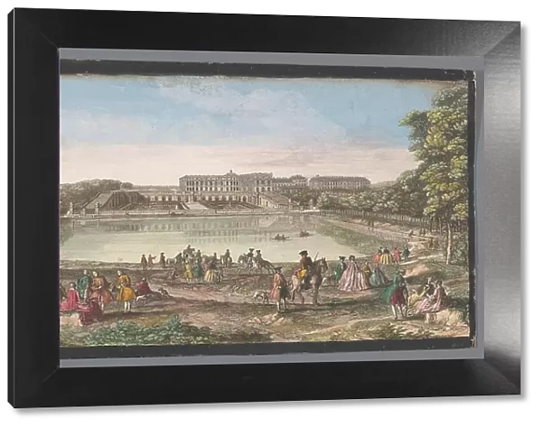 View of the orangery of the Versailles palace, 1700-1799. Creators: Anon, Jacques Rigaud