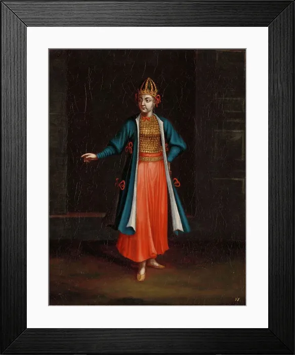 Framed Print : Woman from the Bulgarian Coast, 1700-1737. Creator: Workshop of Jean Baptiste Vanmour Framed Print : Woman from the Bulgarian Coast, 1700-1737. Creator: Workshop of Jean Baptiste Vanmour