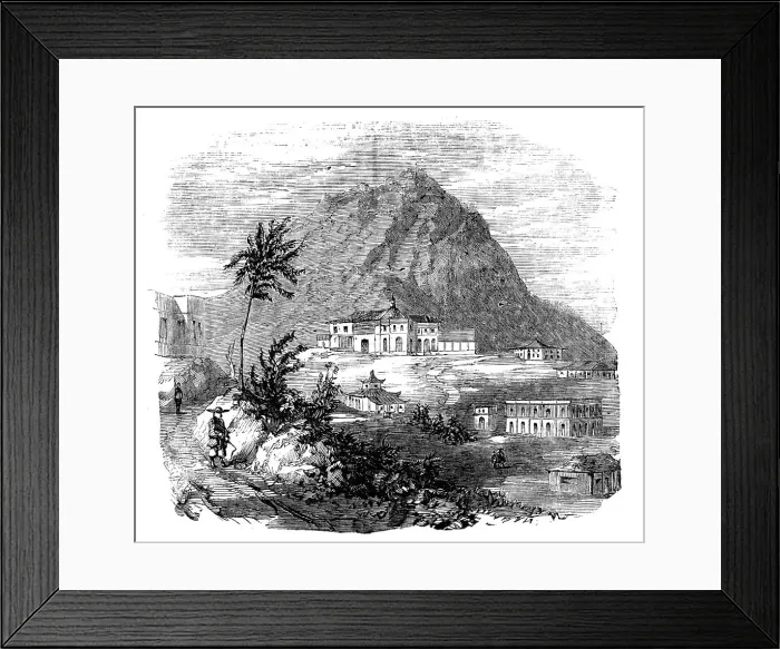 Framed Print : Victoria Peak, Hong-Kong, 1857. Creator: Unknown Framed Print : Victoria Peak, Hong-Kong, 1857. Creator: Unknown