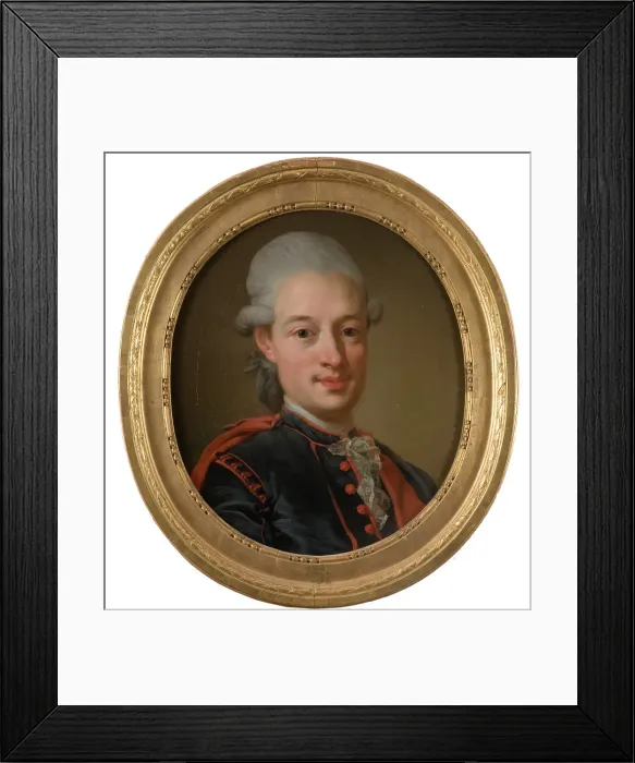 Framed Print : Gudmund Jöran Adlerbeth, 1751-1818, 1780. Creator: Lorens Pasch the Younger Framed Print : Gudmund Jöran Adlerbeth, 1751-1818, 1780. Creator: Lorens Pasch the Younger
