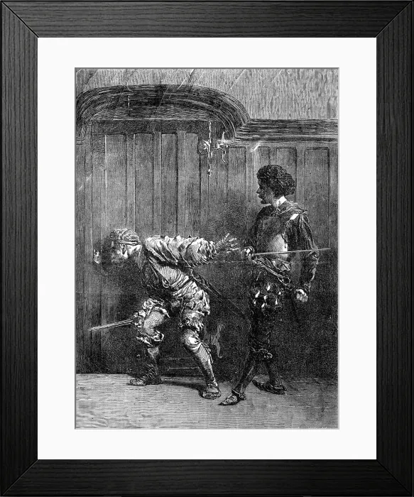 Framed Print : The Bravos - painted by Meissonier, 1856. Creator: Joseph Lionel Williams. The Bravos - painted by Meissonier, 1856. Creator: Joseph Lionel Williams Framed Print : The Bravos - painted by Meissonier, 1856. Creator: Joseph Lionel Williams. The Bravos - painted by Meissonier, 1856. Creator: Joseph Lionel Williams