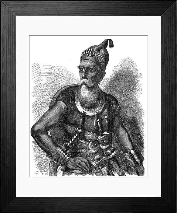 Framed Print : The Akali of the Sikhs - from a drawing by Marshall Claxton, 1857. Creator: Unknown Framed Print : The Akali of the Sikhs - from a drawing by Marshall Claxton, 1857. Creator: Unknown