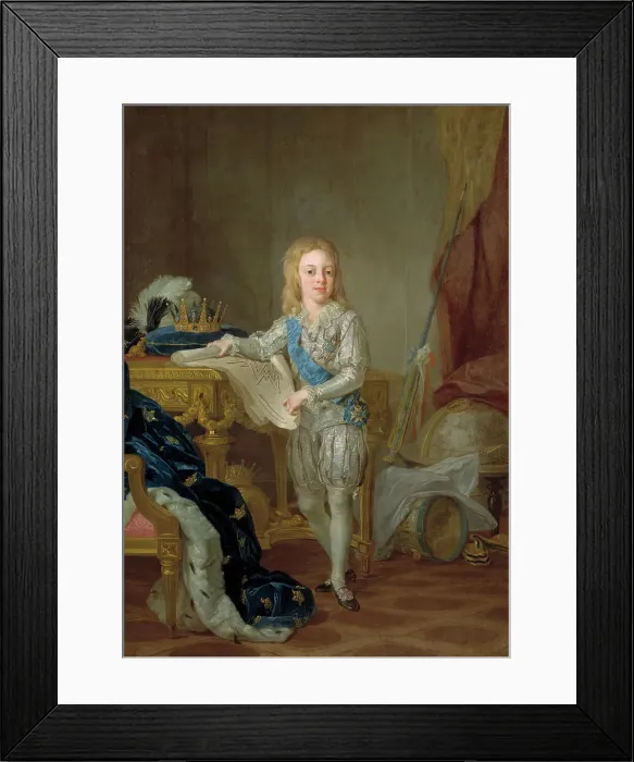 Framed Print : Gustav IV Adolf, 1778-1837, King of Sweden, 1787. Creator: Lorens Pasch the Younger Framed Print : Gustav IV Adolf, 1778-1837, King of Sweden, 1787. Creator: Lorens Pasch the Younger