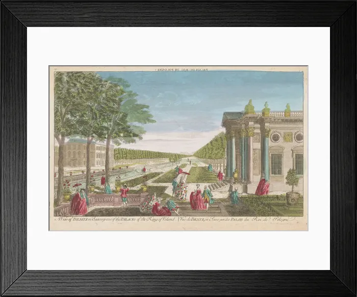 Framed Print : View of the Schloss Pillnitz, 1752-1799. Creator: Anon Framed Print : View of the Schloss Pillnitz, 1752-1799. Creator: Anon