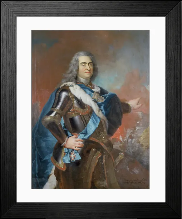 Framed Print : August II the Strong, 1670-1733, elector of Saxony, king of Poland, late 17th-mid 18th century. Creator: Louis de Silvestre Framed Print : August II the Strong, 1670-1733, elector of Saxony, king of Poland, late 17th-mid 18th century. Creator: Louis de Silvestre