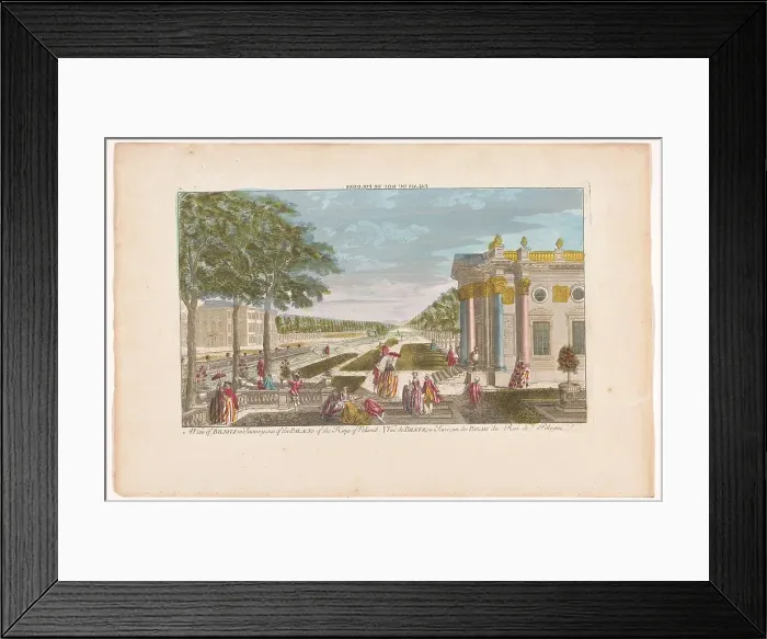 Framed Print : View of the Schloss Pillnitz, 1752-1799. Creator: Anon Framed Print : View of the Schloss Pillnitz, 1752-1799. Creator: Anon