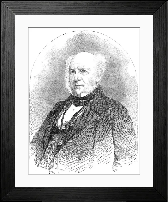 Framed Print : The Hon. Sir Allan Macnab, Prime Minister of Canada - (from a photograph), 1856. Creator: Unknown Framed Print : The Hon. Sir Allan Macnab, Prime Minister of Canada - (from a photograph), 1856. Creator: Unknown