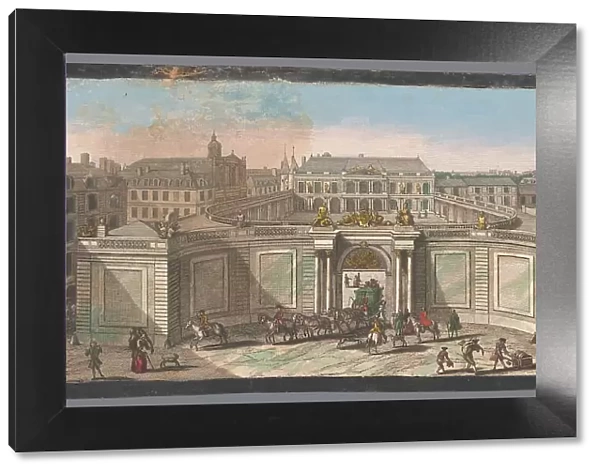 View of Hôtel de Soubise in Paris, 1700-1799. Creators: Anon, Jacques Rigaud