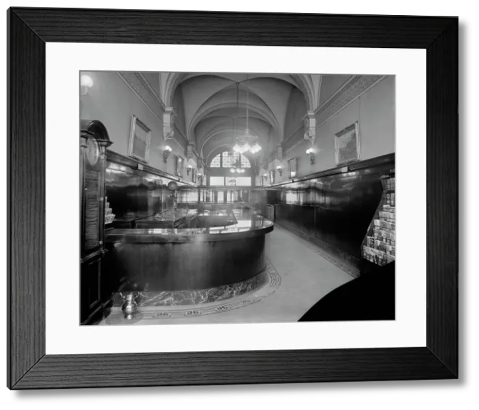 Framed Print : Grand Trunk Western Railroad, ticket office, Detroit, Mich. between 1905 and 1915. Creator: Unknown Framed Print : Grand Trunk Western Railroad, ticket office, Detroit, Mich. between 1905 and 1915. Creator: Unknown