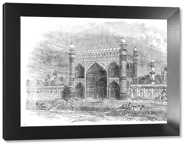 Entrance Gateway to the Taje Mahal, near Agra, 1857. Creator: Unknown